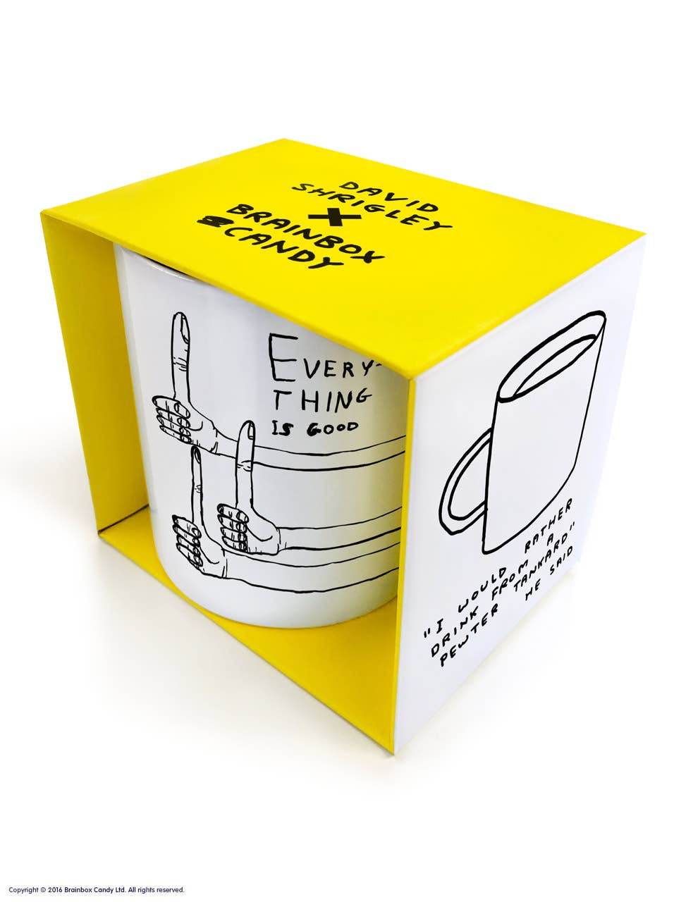 Funny Gift David Shrigley Mug - Everything Is Good