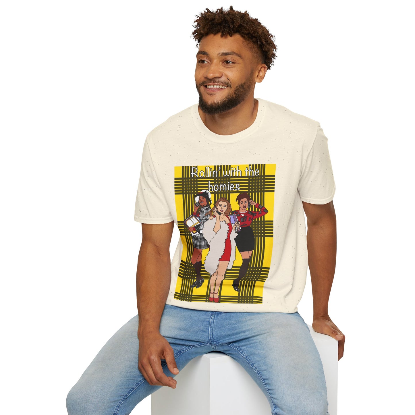 90s Clueless Graphic T-Shirt — ‘Clueless’ Plaid Inspired Retro Femme Tee