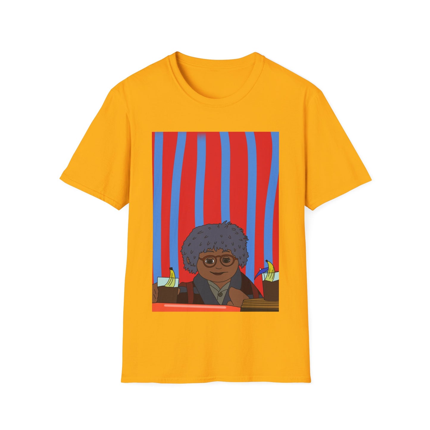 Tom Cocoa Banana T-Shirt — Colourful Illustration Tee