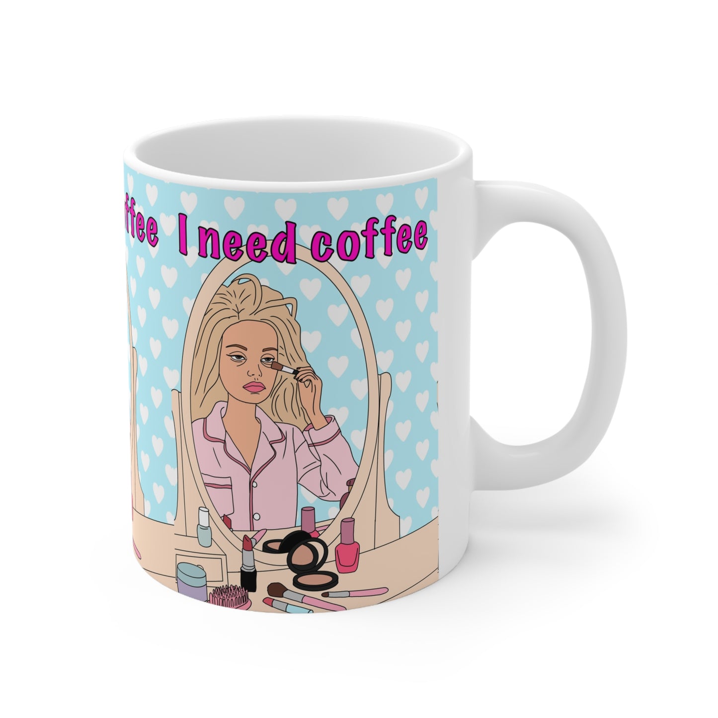 Barbie I Need Coffee | Funny Mug | More Jam