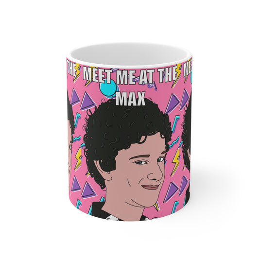 Screech Saved by the Bell Mug — "Meet Me at the Max" Ceramic Coffee Cup
