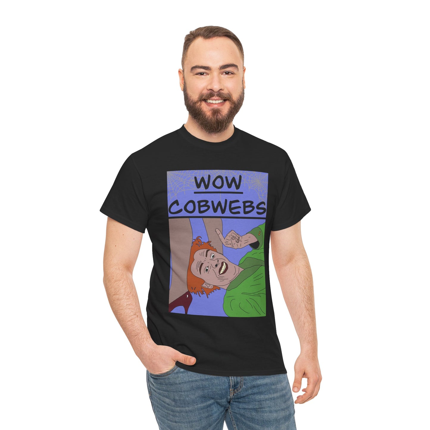 Drop Dead Fred T-Shirt — Funny "Wow Cobwebs" Retro Cartoon Tee