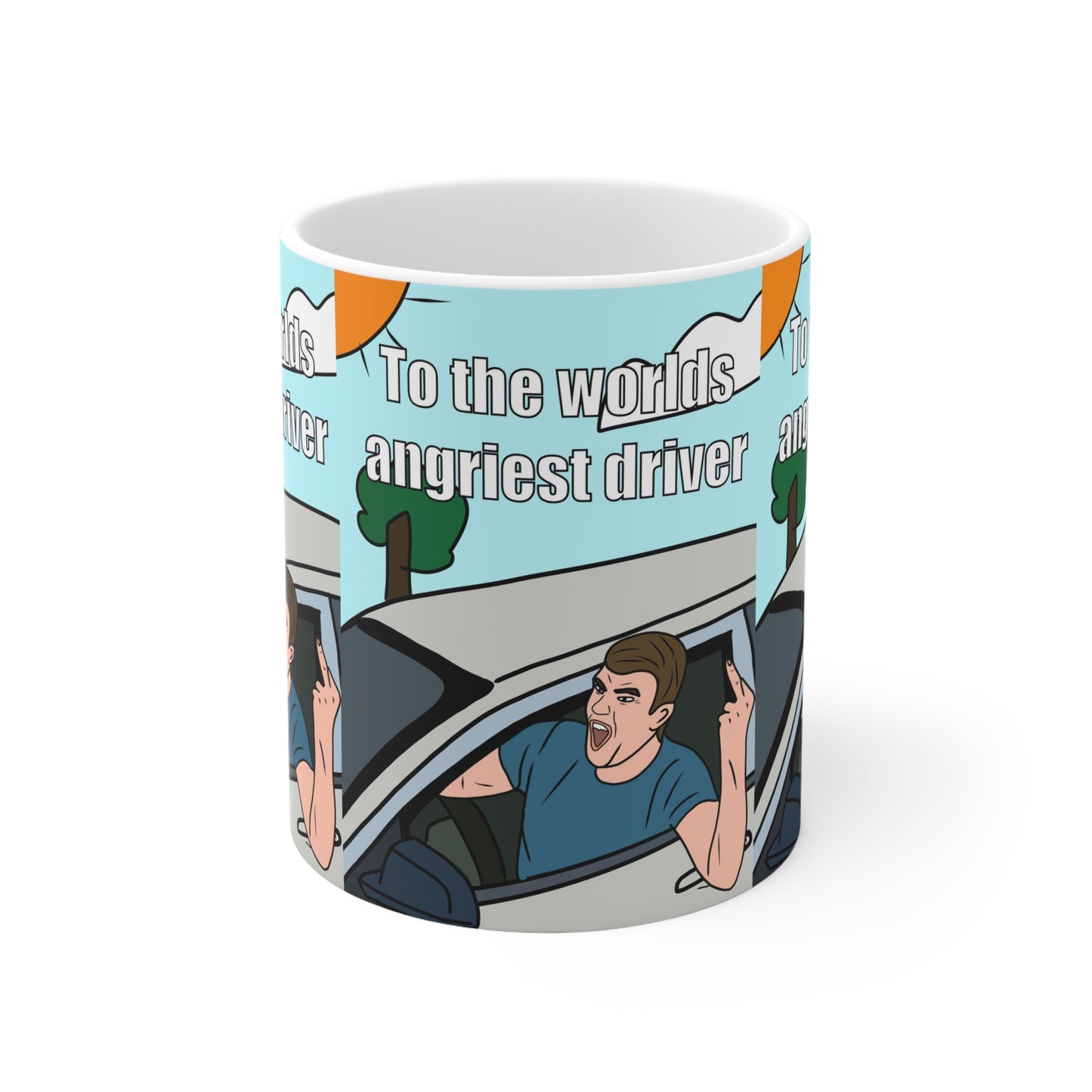 Angry Driver | Funny Mug | More Jam