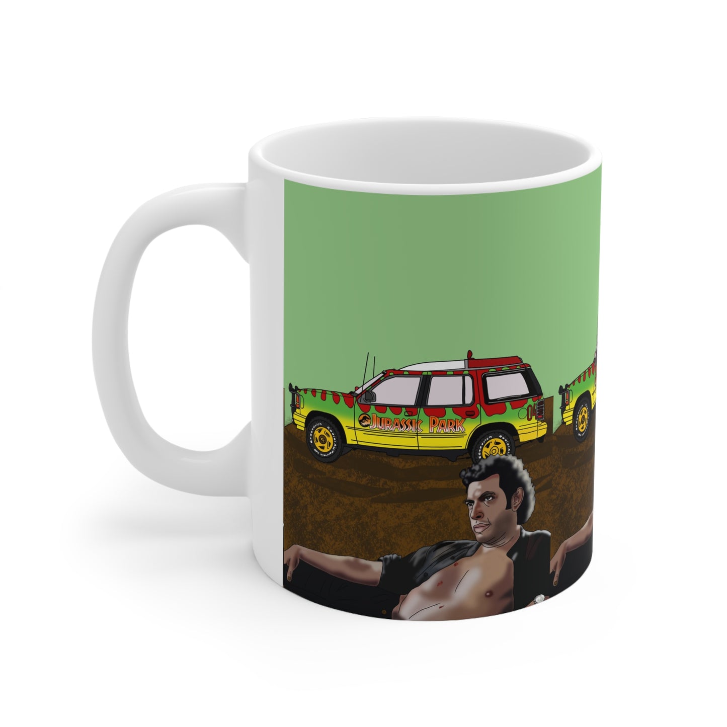 Jurassic Park Ian Malcolm | Movie Mug | More Jam