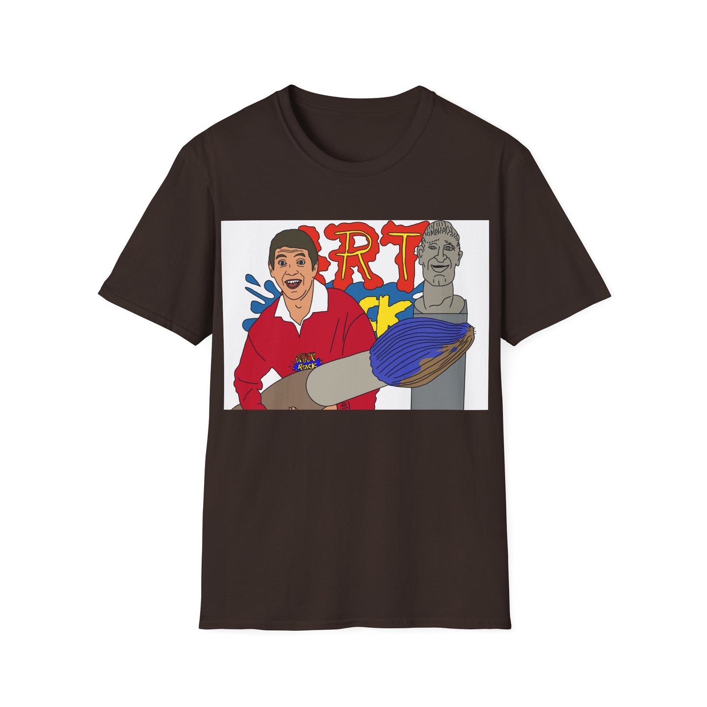 Art Attack 90s T-Shirt — Funny Graphic Tee
