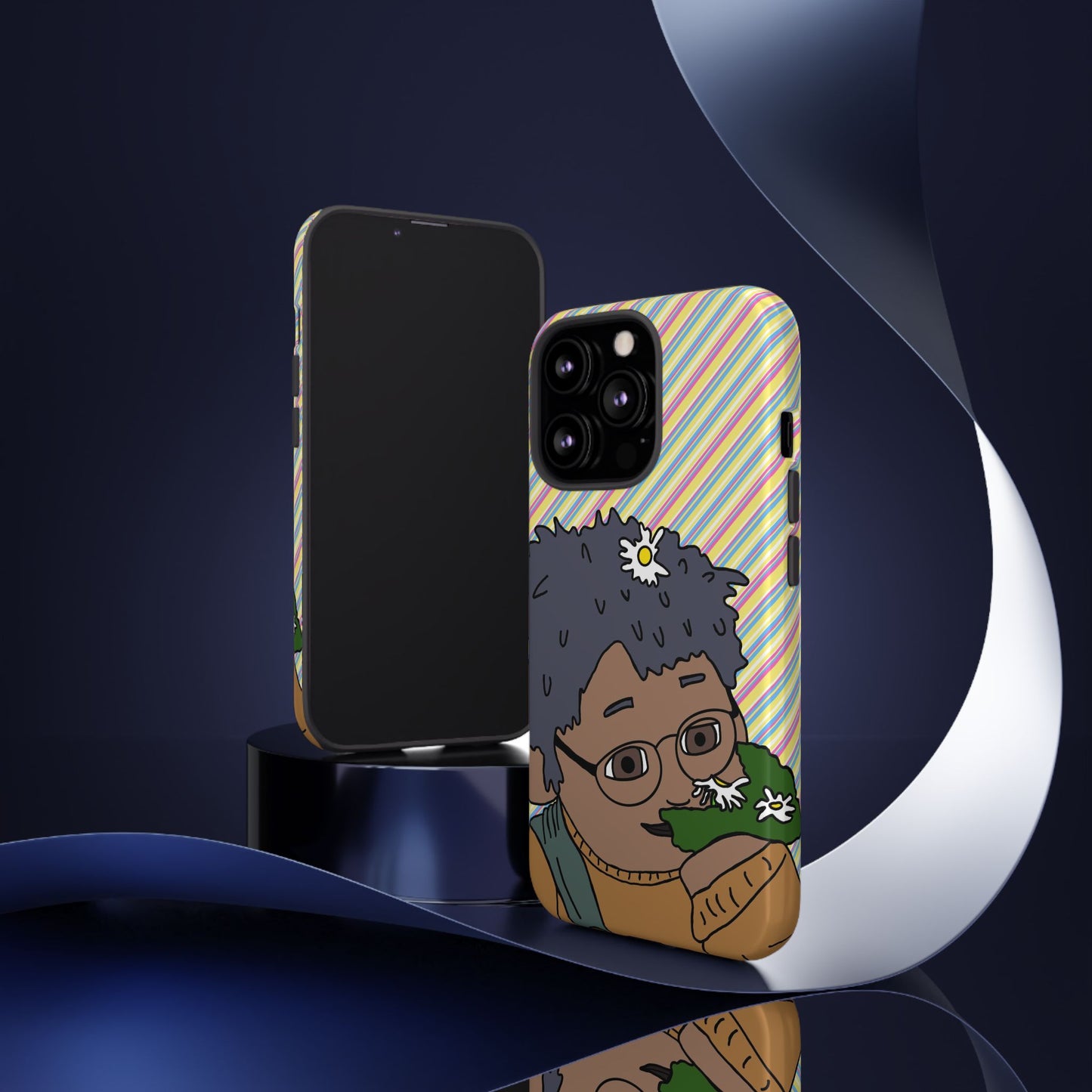Cute Flowers Tom Phone Case —