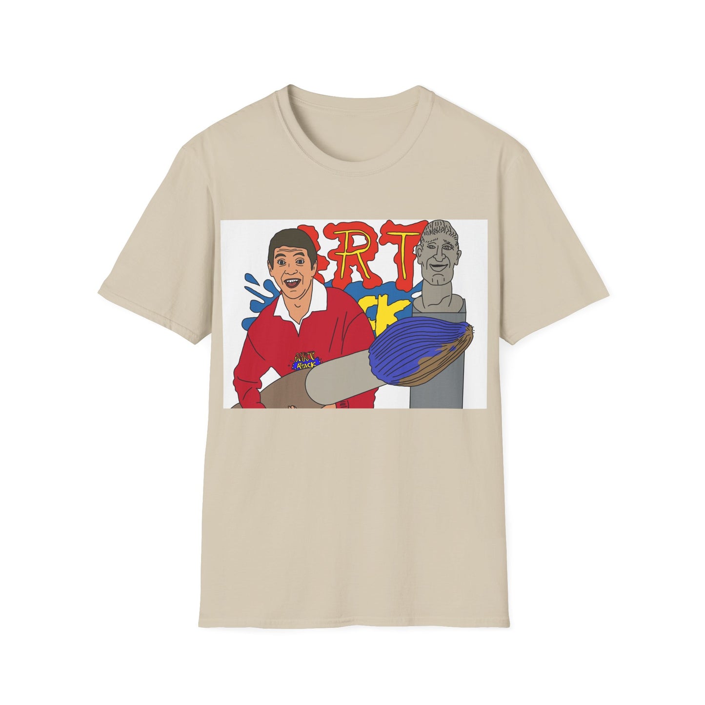 Art Attack 90s T-Shirt — Funny Graphic Tee