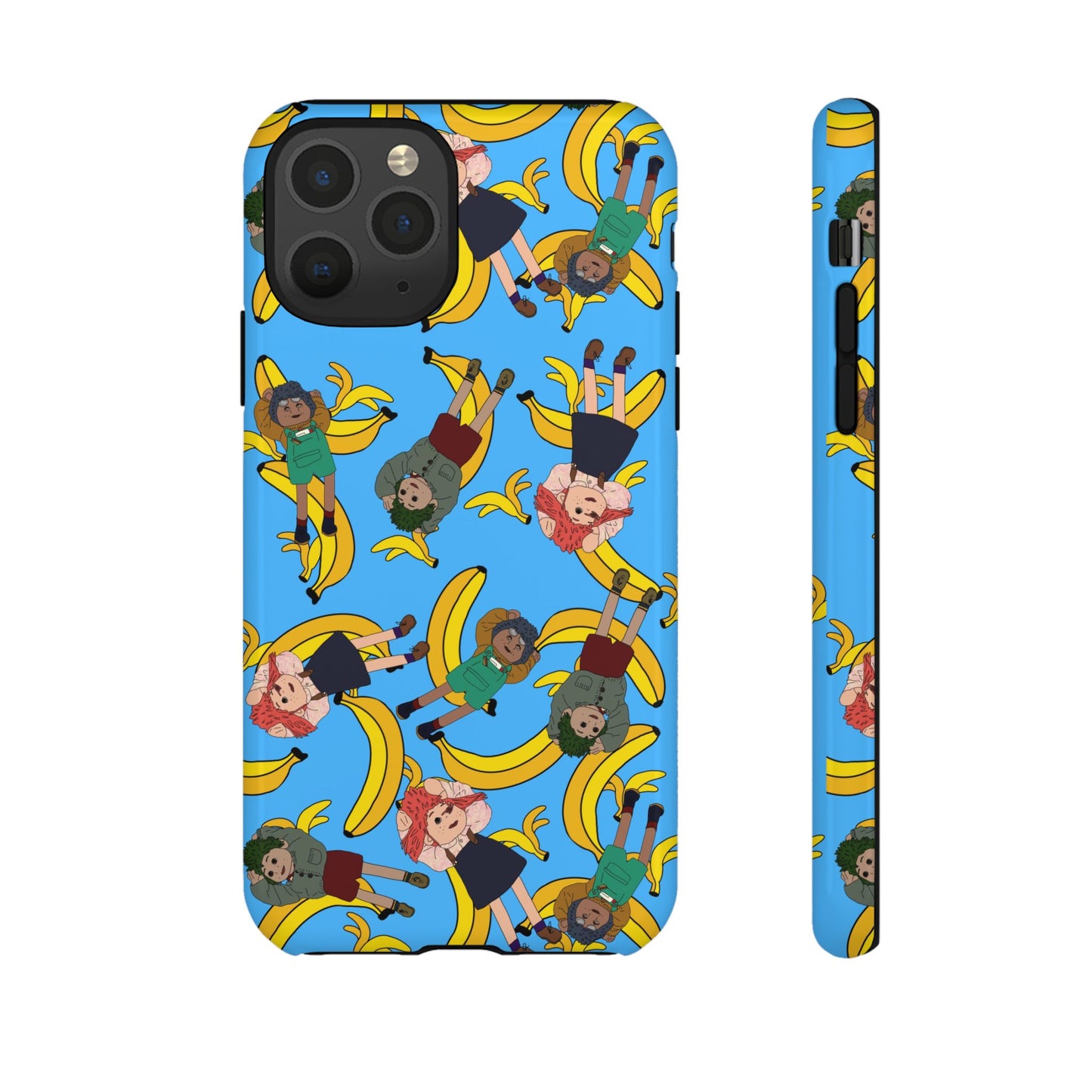 Banana Tots Pattern Phone Case — Cute Cartoon Phone Cover