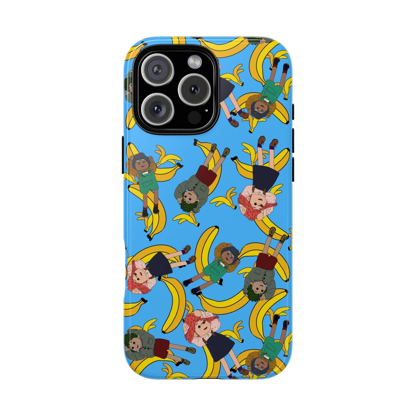 Banana Tots Pattern Phone Case — Cute Cartoon Phone Cover