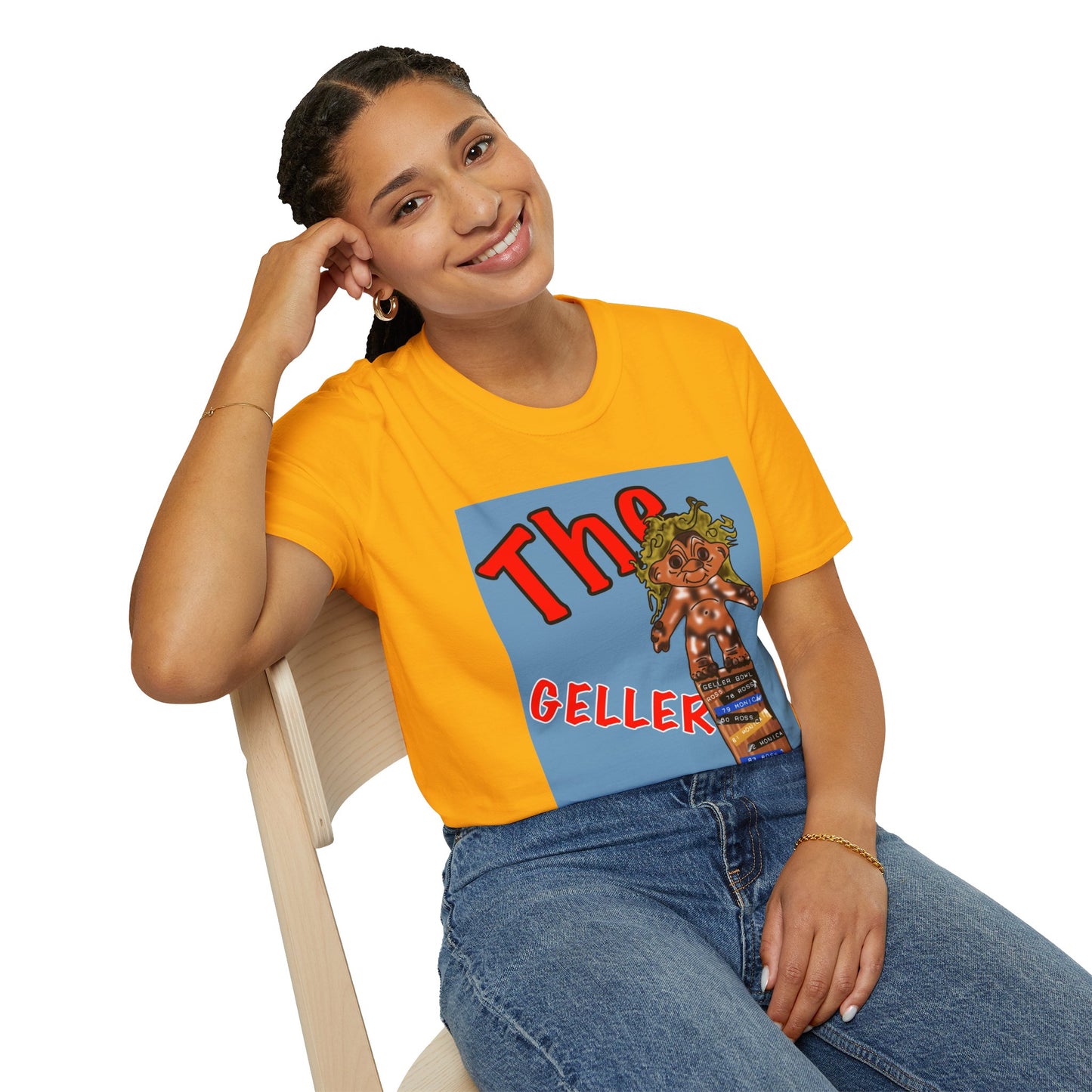 Friends TV Show Geller Cup T-Shirt — Retro Trophy Graphic Tee