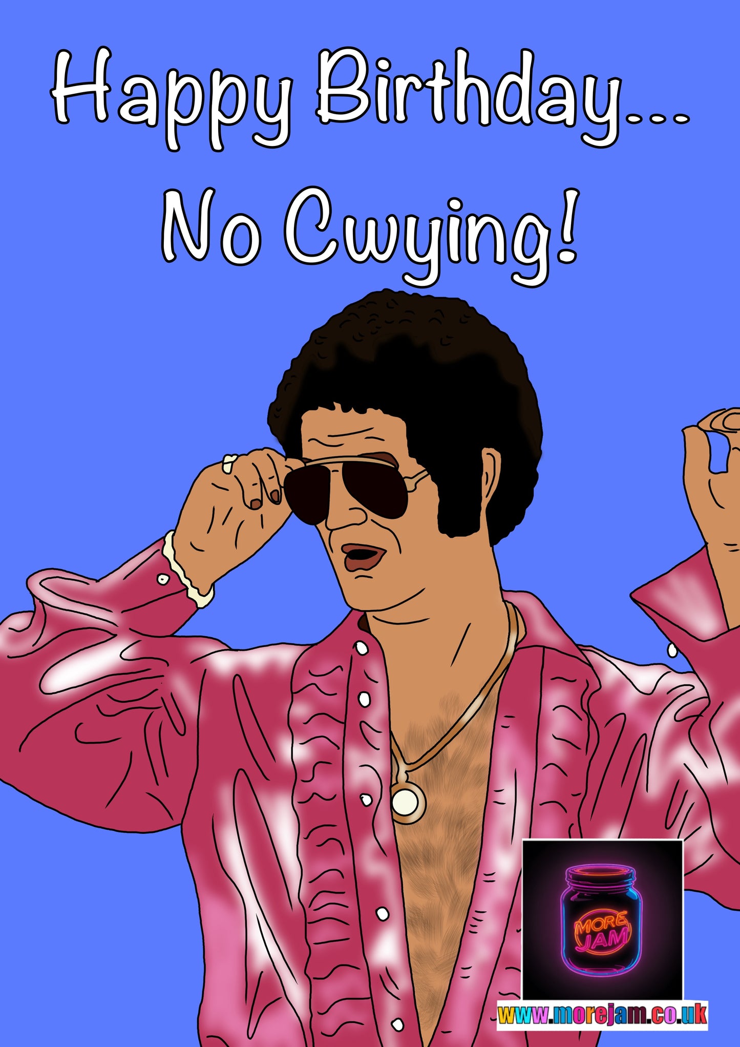 Tony Angelino No Cwying Birthday Card | Funny BBC Comedy Only Fools & Horses Card | More Jam