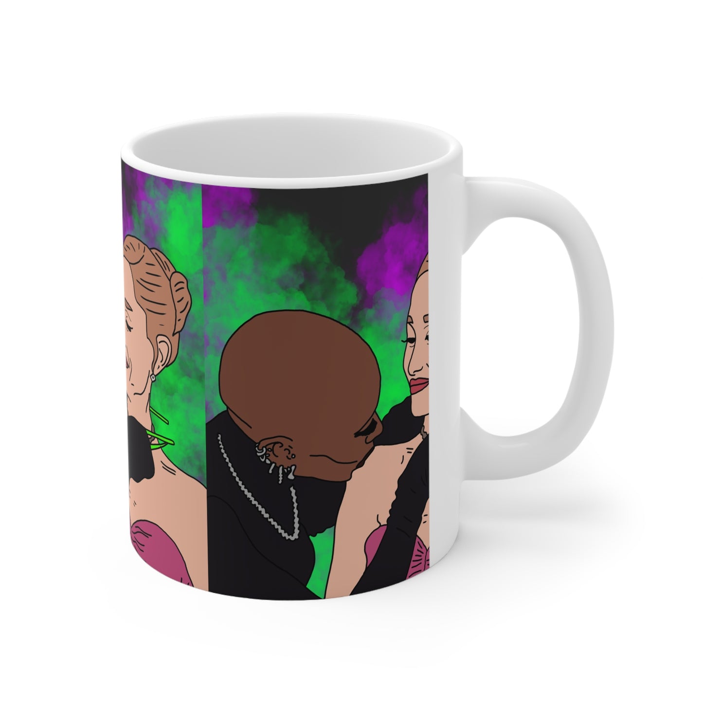 Wicked Cynthia & Arianna Ceramic Coffee Mug — Colorful