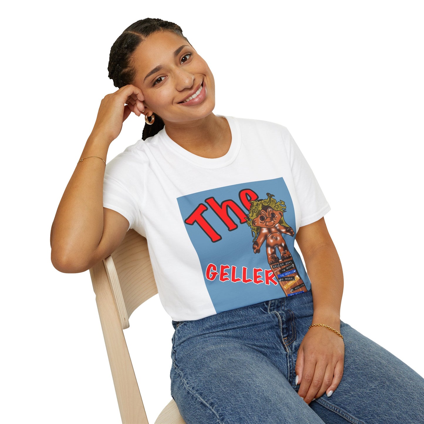 Friends TV Show Geller Cup T-Shirt — Retro Trophy Graphic Tee