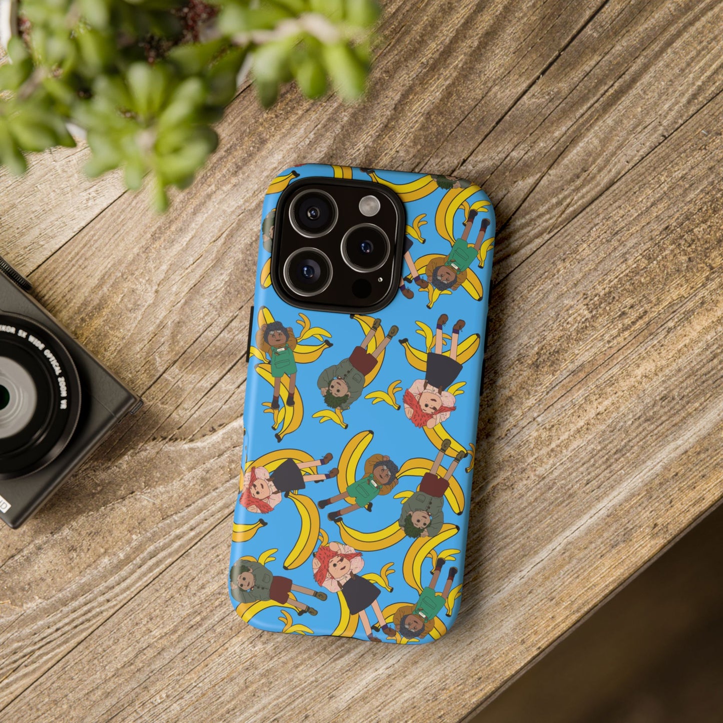 Banana Tots Pattern Phone Case — Cute Cartoon Phone Cover