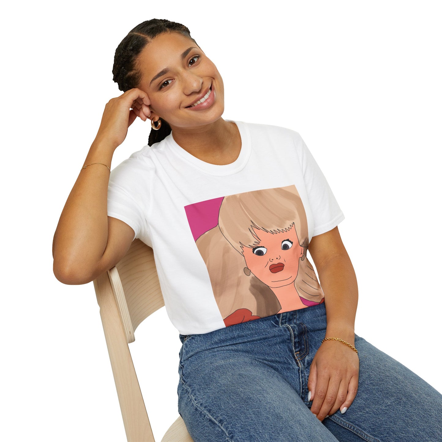 Ewww Retro Pop Art Doll Portrait T-Shirt