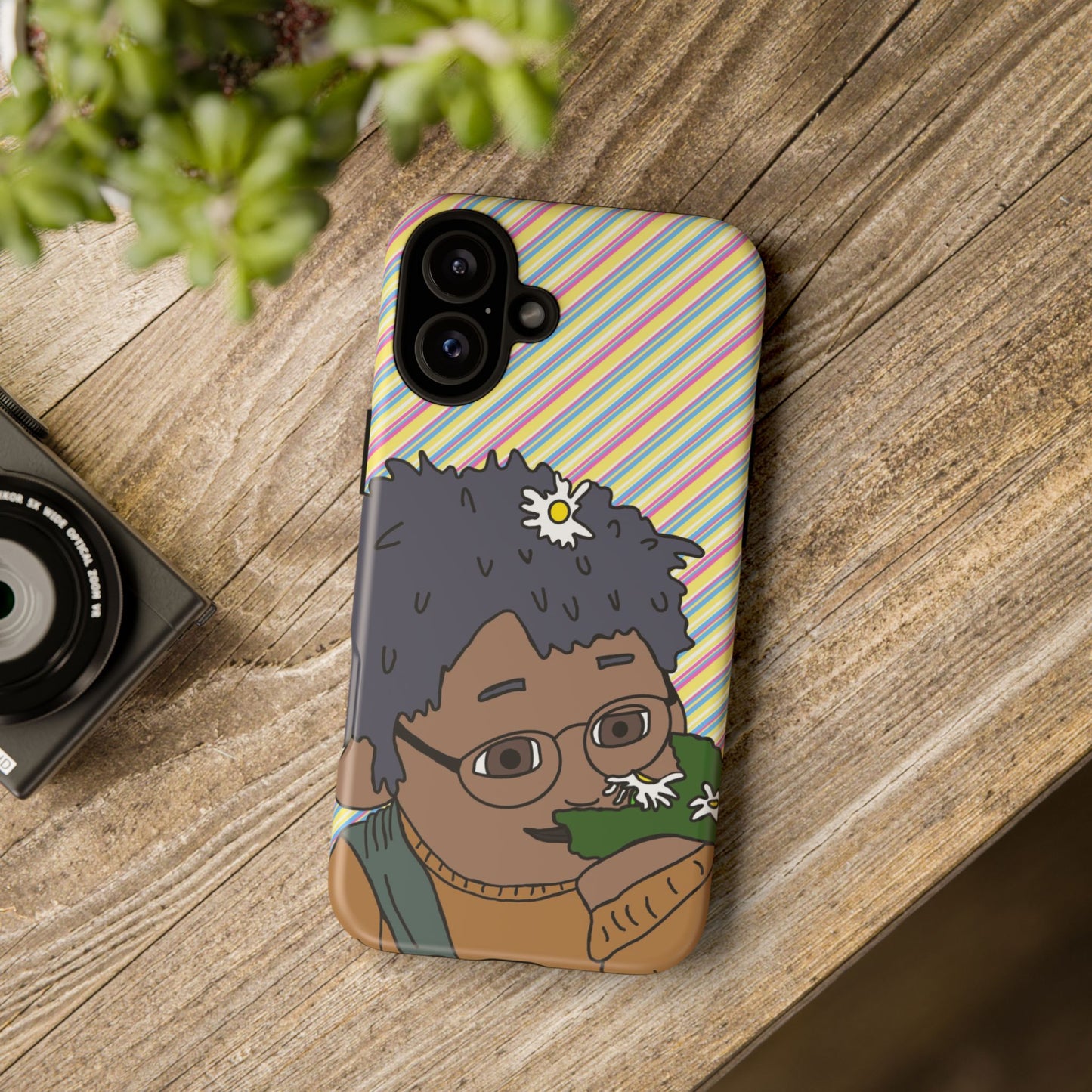 Cute Flowers Tom Phone Case —