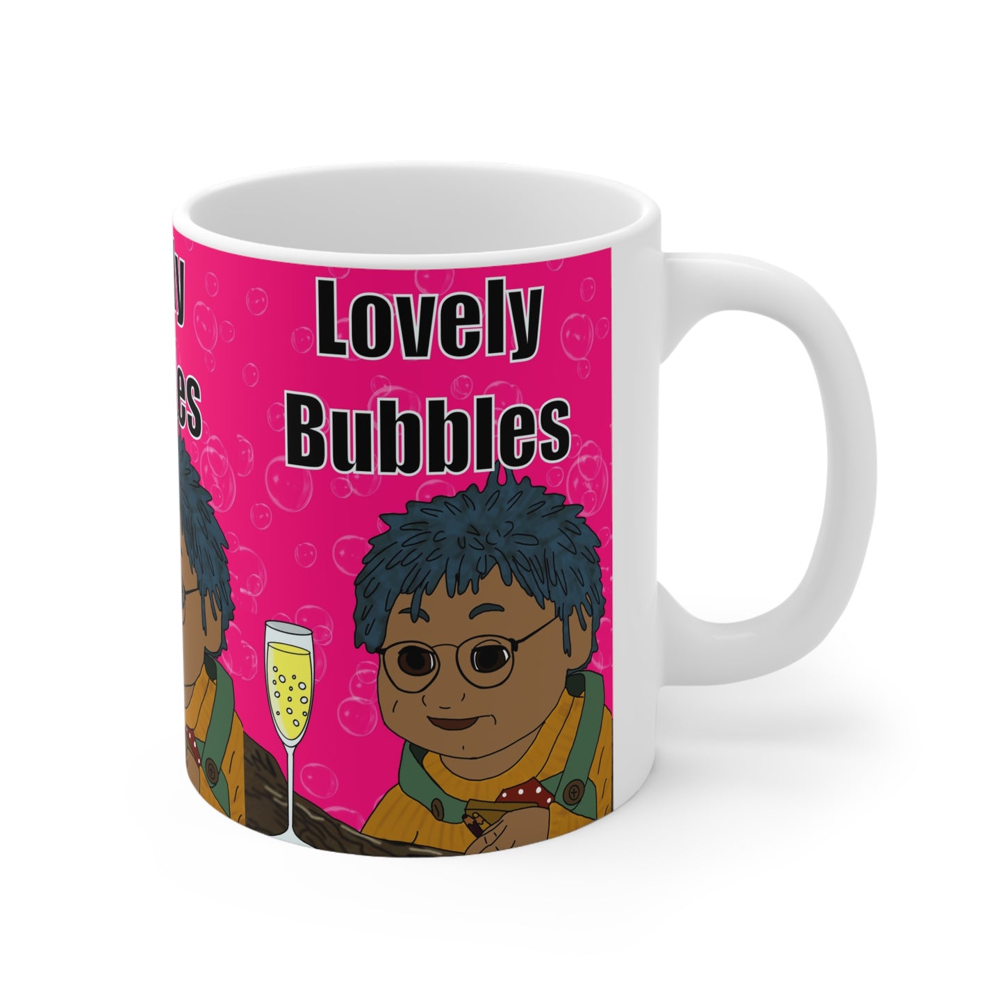 Lovely Bubbles Ceramic Coffee Mug — Cute Character