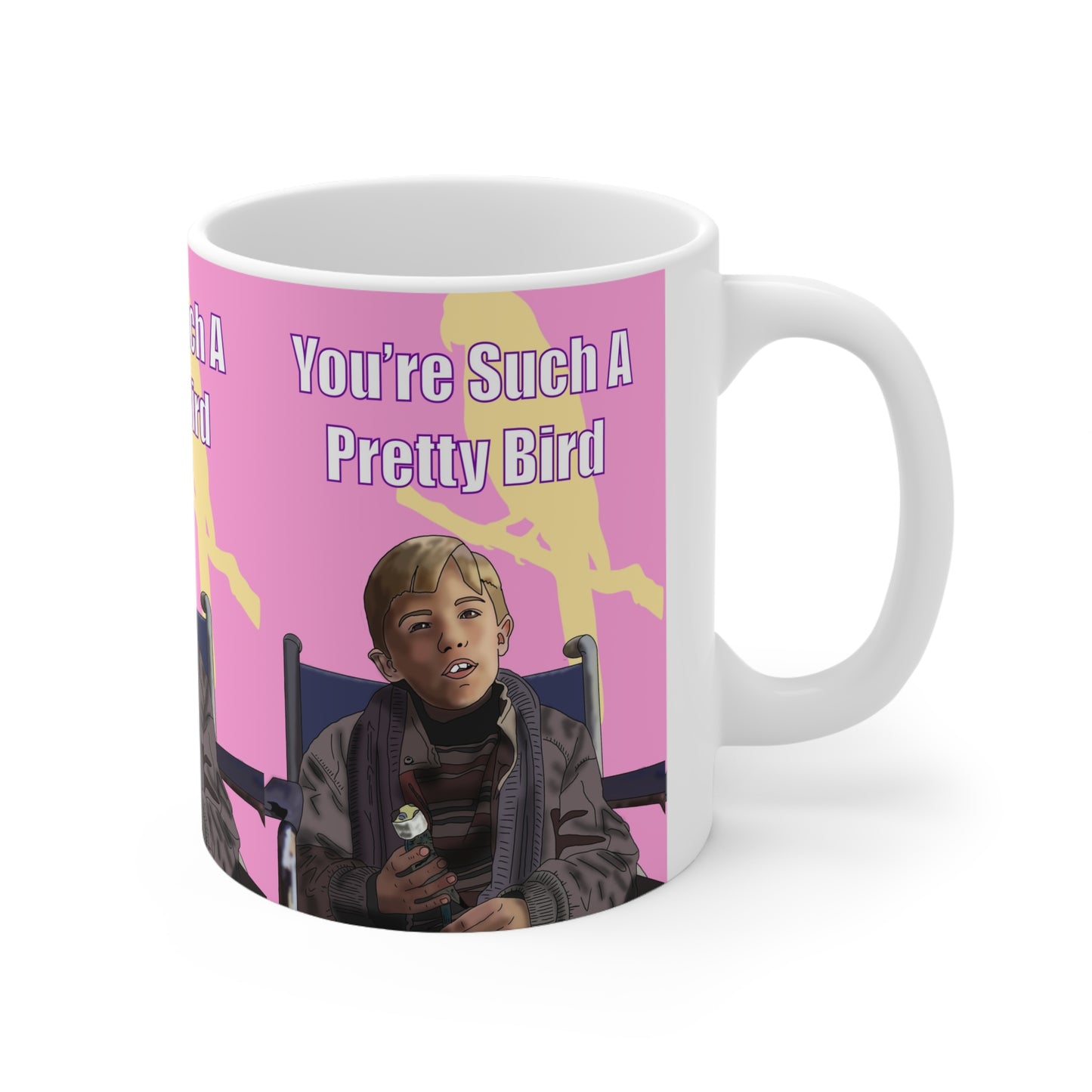 Dumb & Dumber Pretty Bird Ceramic Coffee Cups