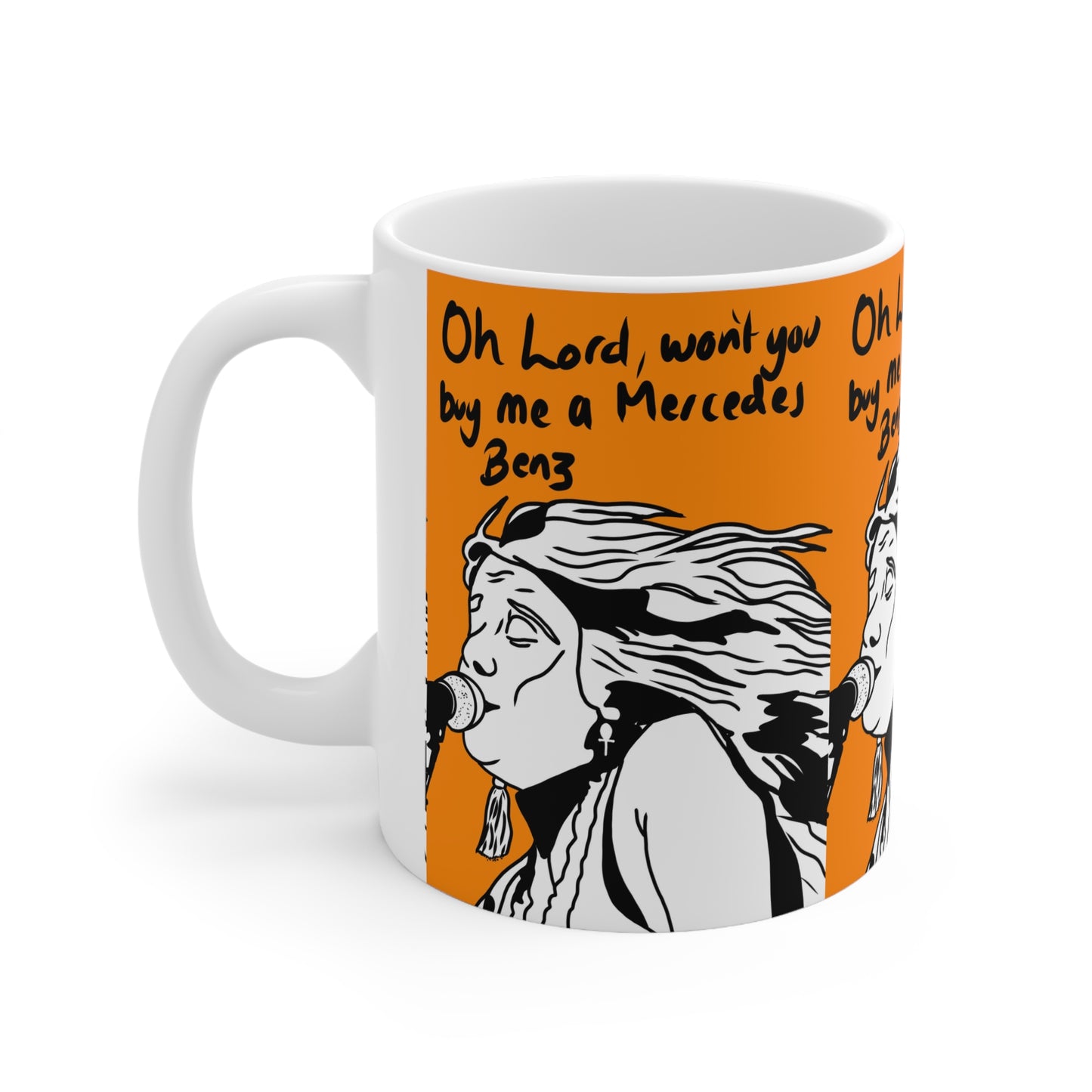 Janis Joplin | Mercedes Benz Mug | More Jam