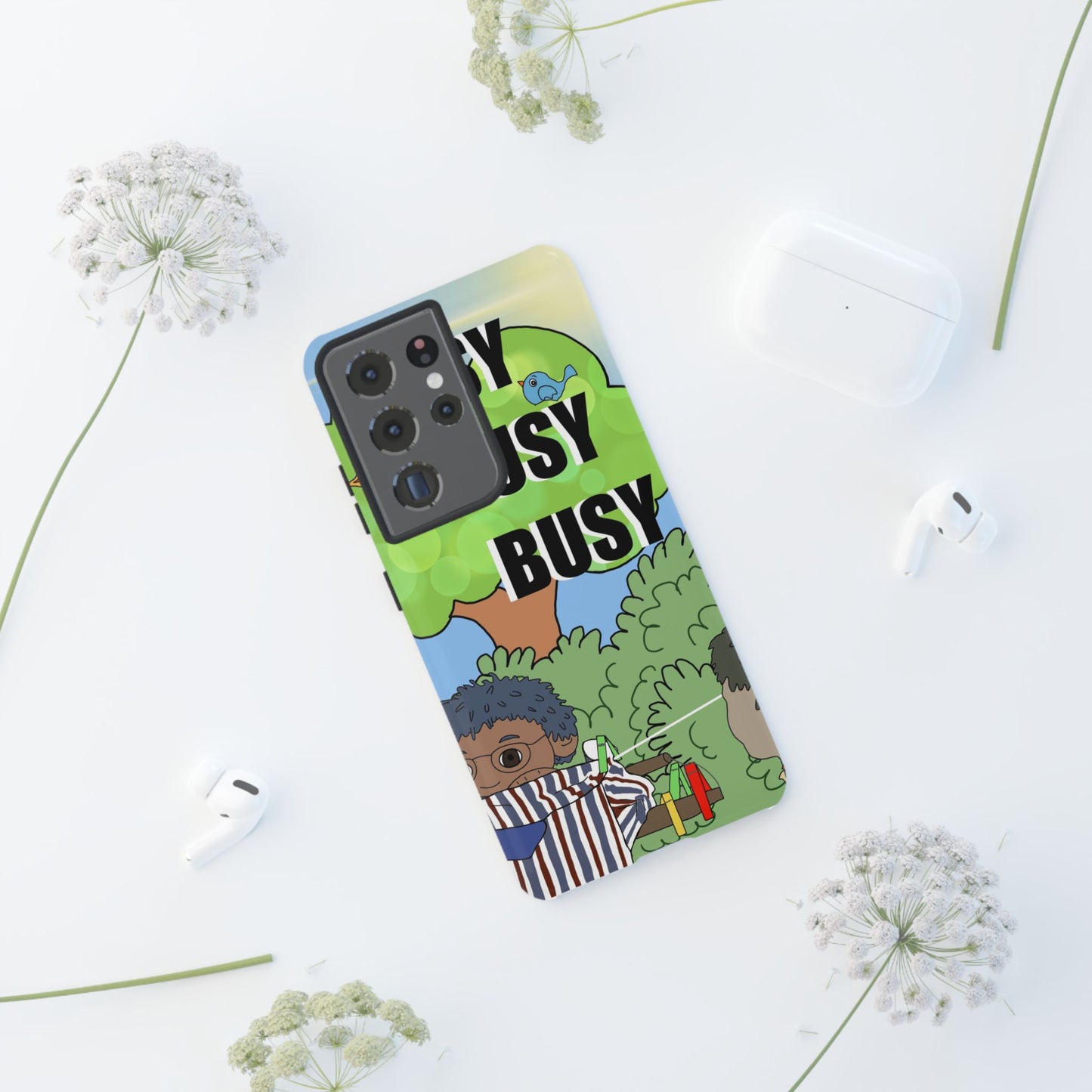 Phone Case — "Busy Busy Busy"