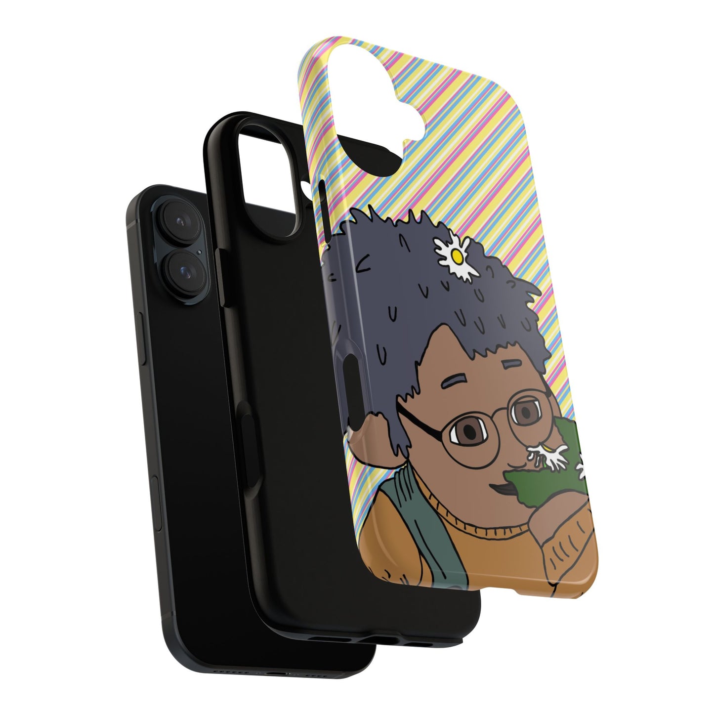 Cute Flowers Tom Phone Case —