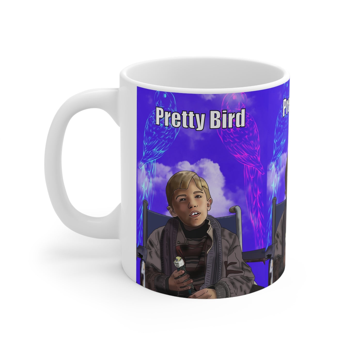 Dumb & Dumber Pretty Bird Ceramic Coffee Mug