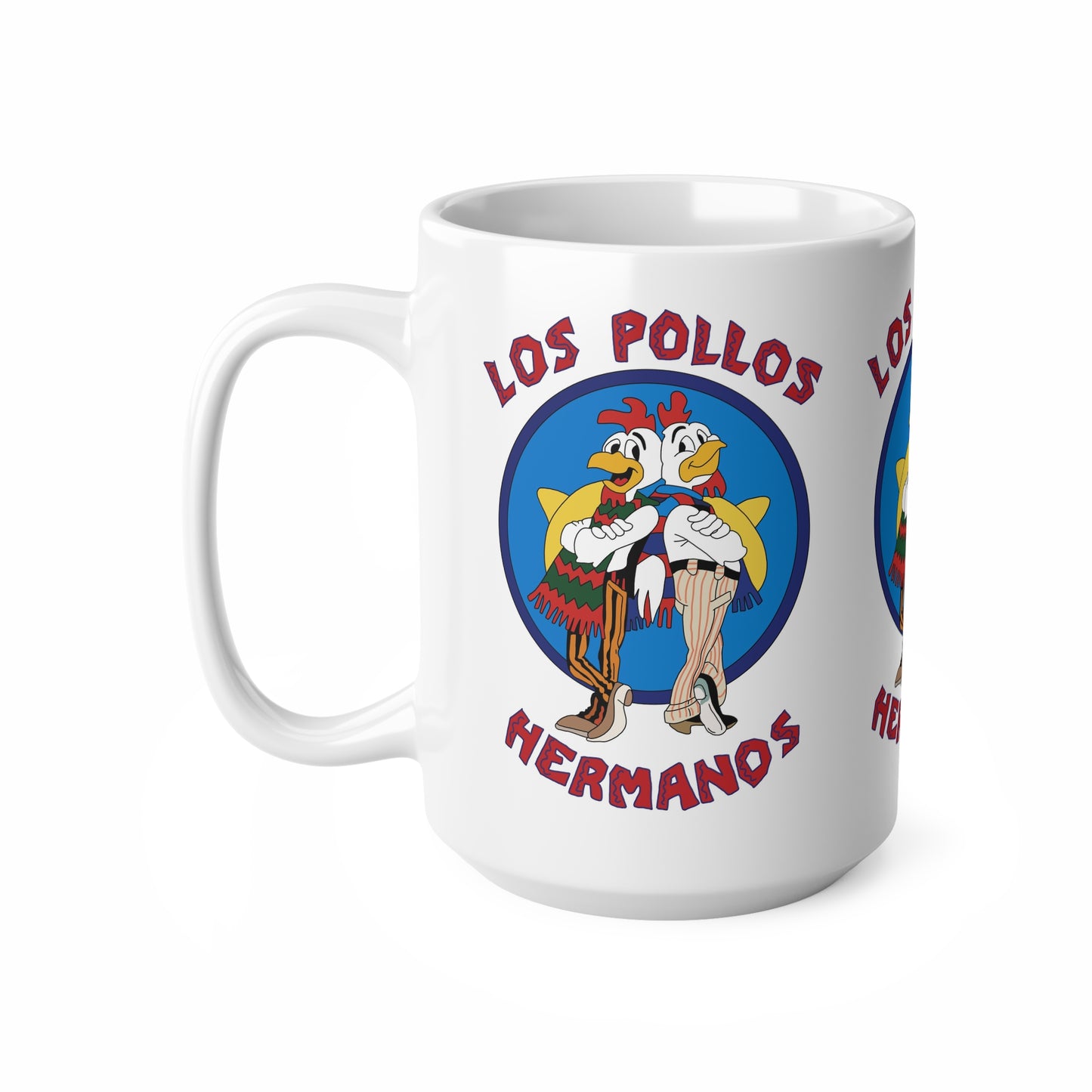 Breaking Bad Los Pollos Hermanos Ceramic Coffee Mug — 11oz & 15oz Retro Logo