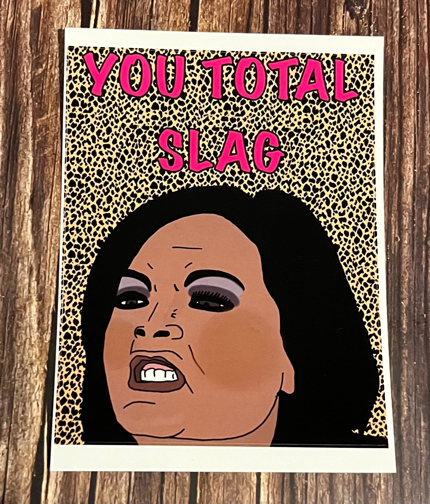 Kat Slater Total Slag Wine Labels