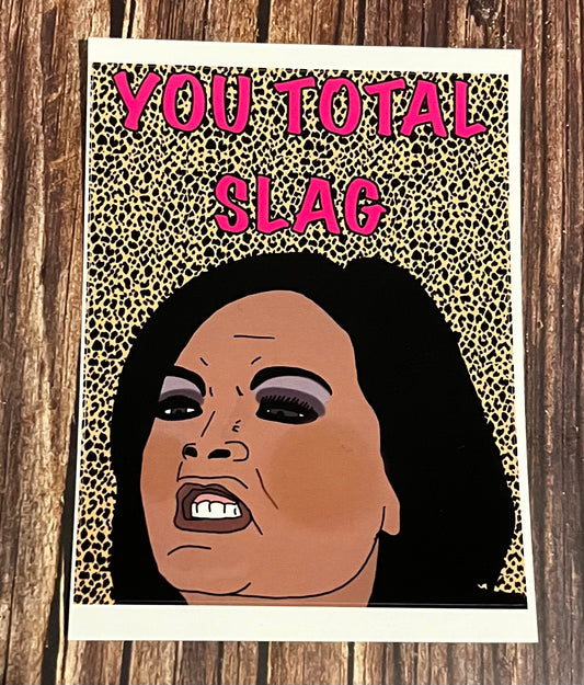 Kat Slater Total Slag Wine Labels