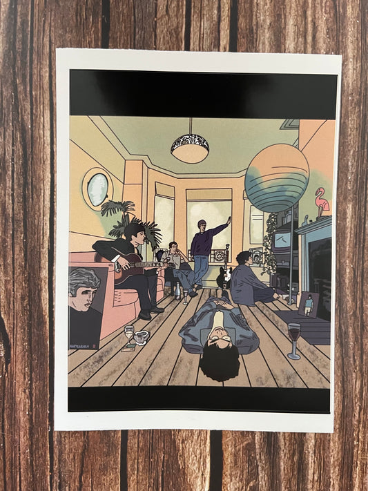 Oasis Definitely Maybe Wine Labels