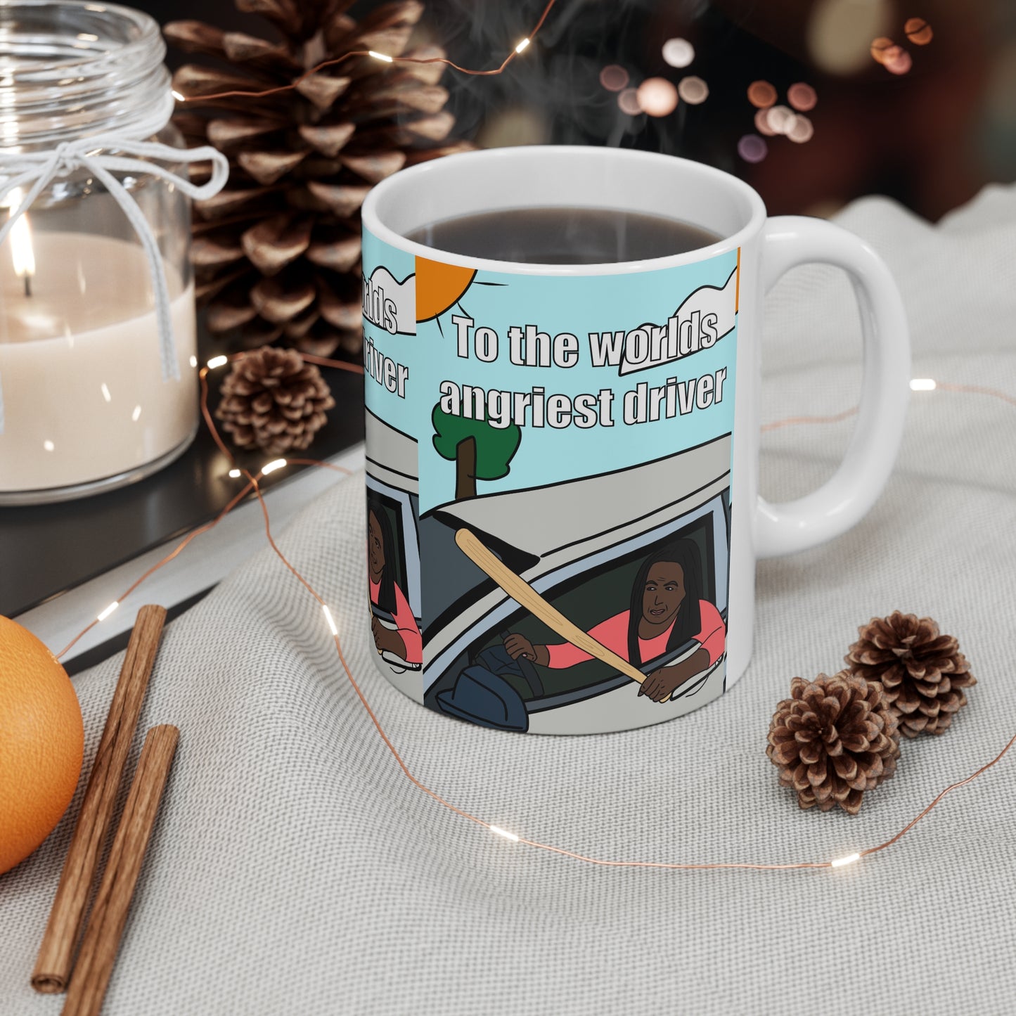 Angry Driver | Funny Mug | More Jam