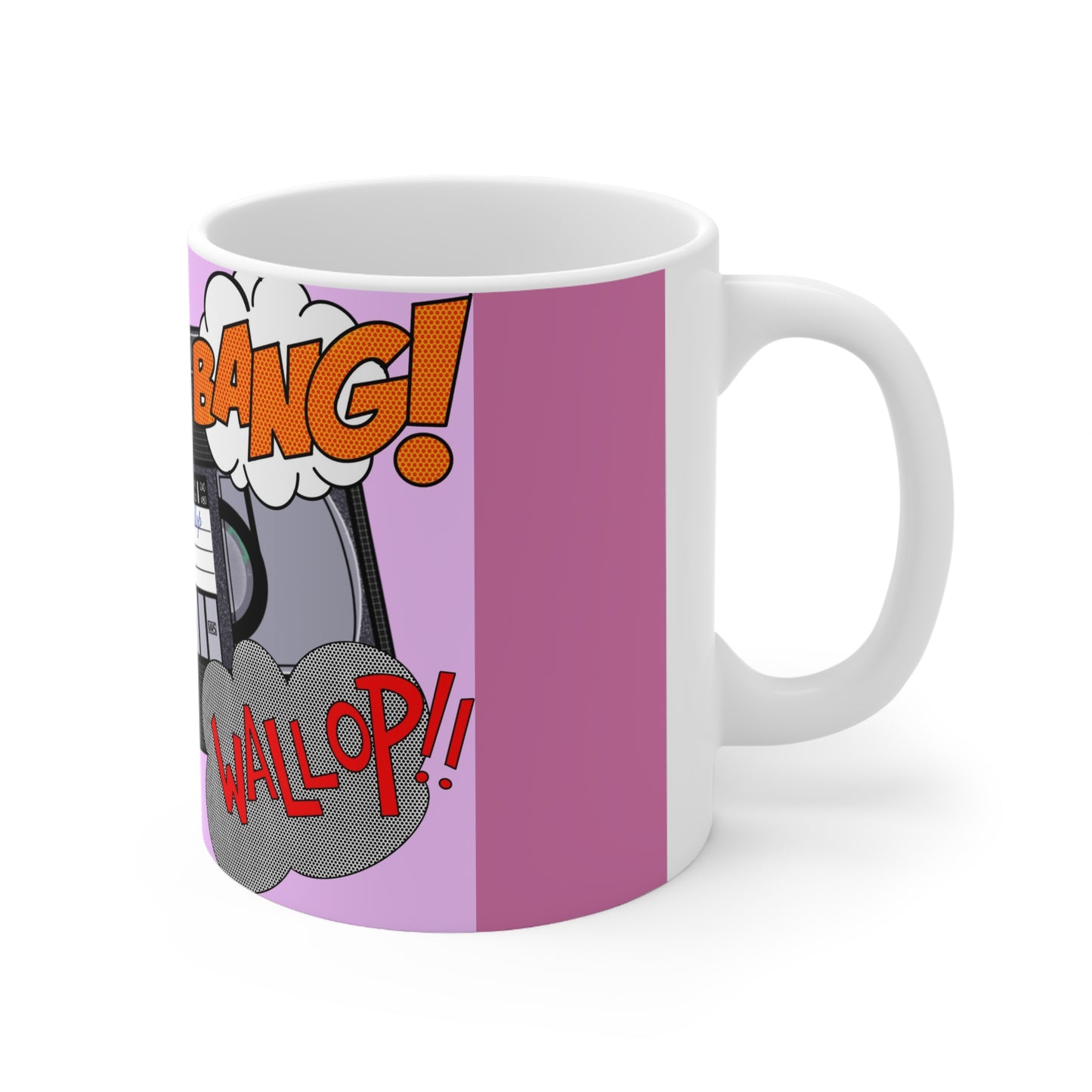 Alan Partridge Mug — 'Crash! Bang!' WifePop Art Coffee Cup (11oz & 15oz)