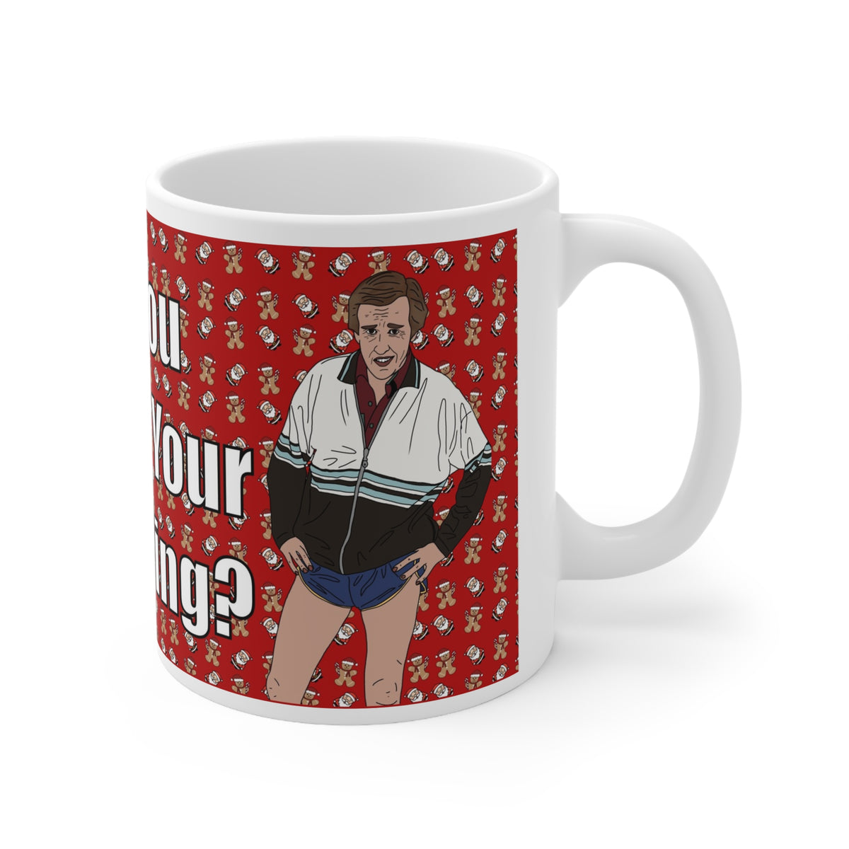 Alan Partridge Shave Your Crackling | Christmas Mug | More Jam