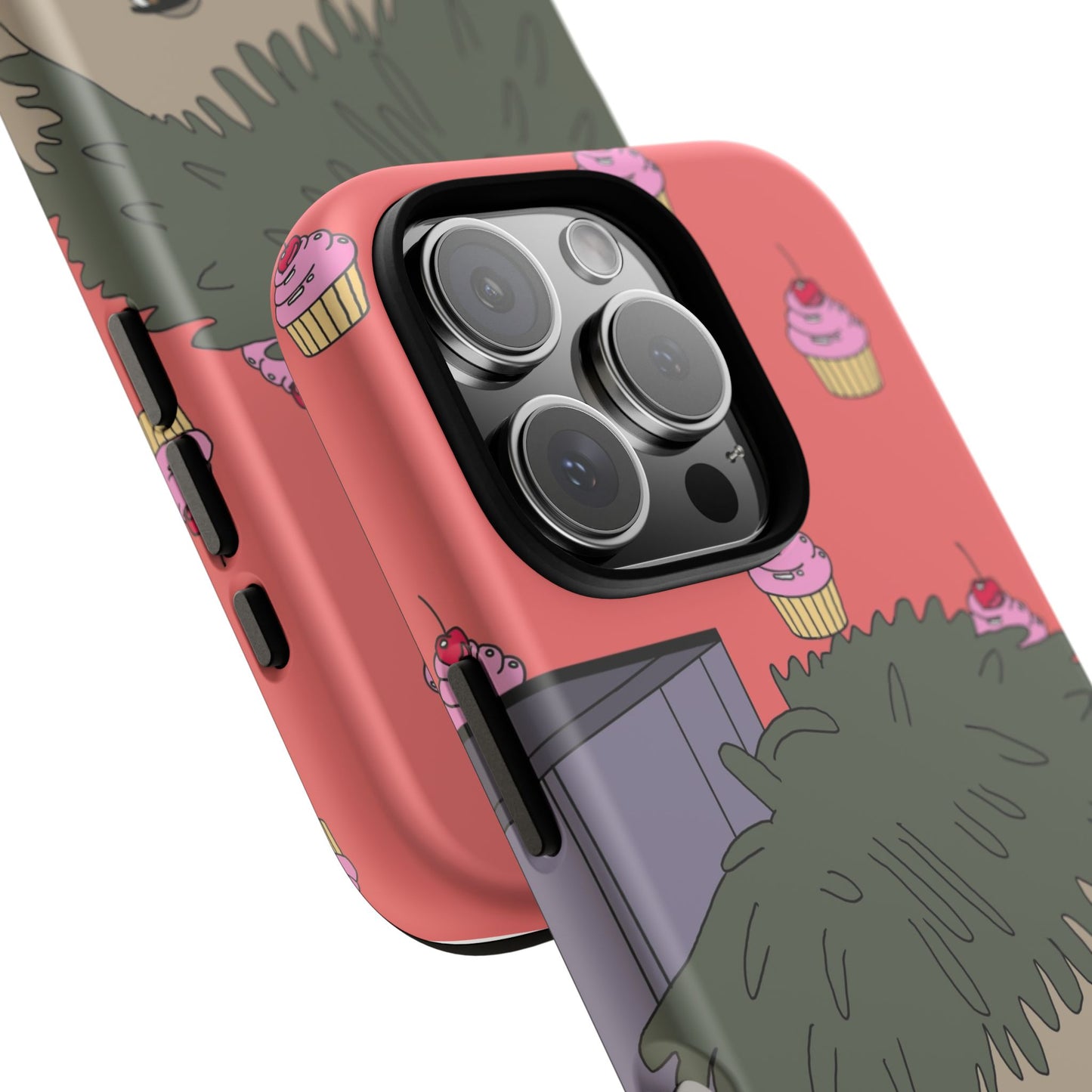 Cute Cupcake Tiny Phone Case — Whimsical Retro Character Protective Cover