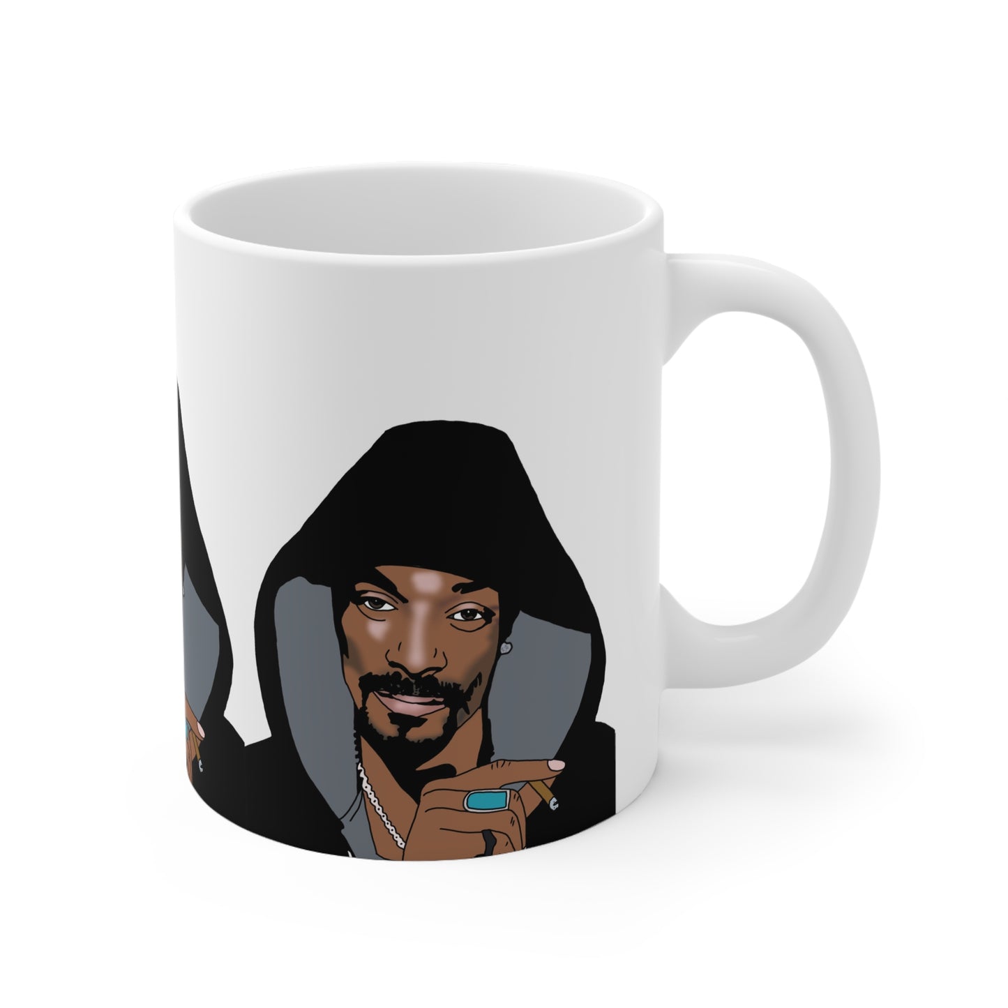 Hooded Snoop Ceramic Coffee Mug — 11oz/15oz