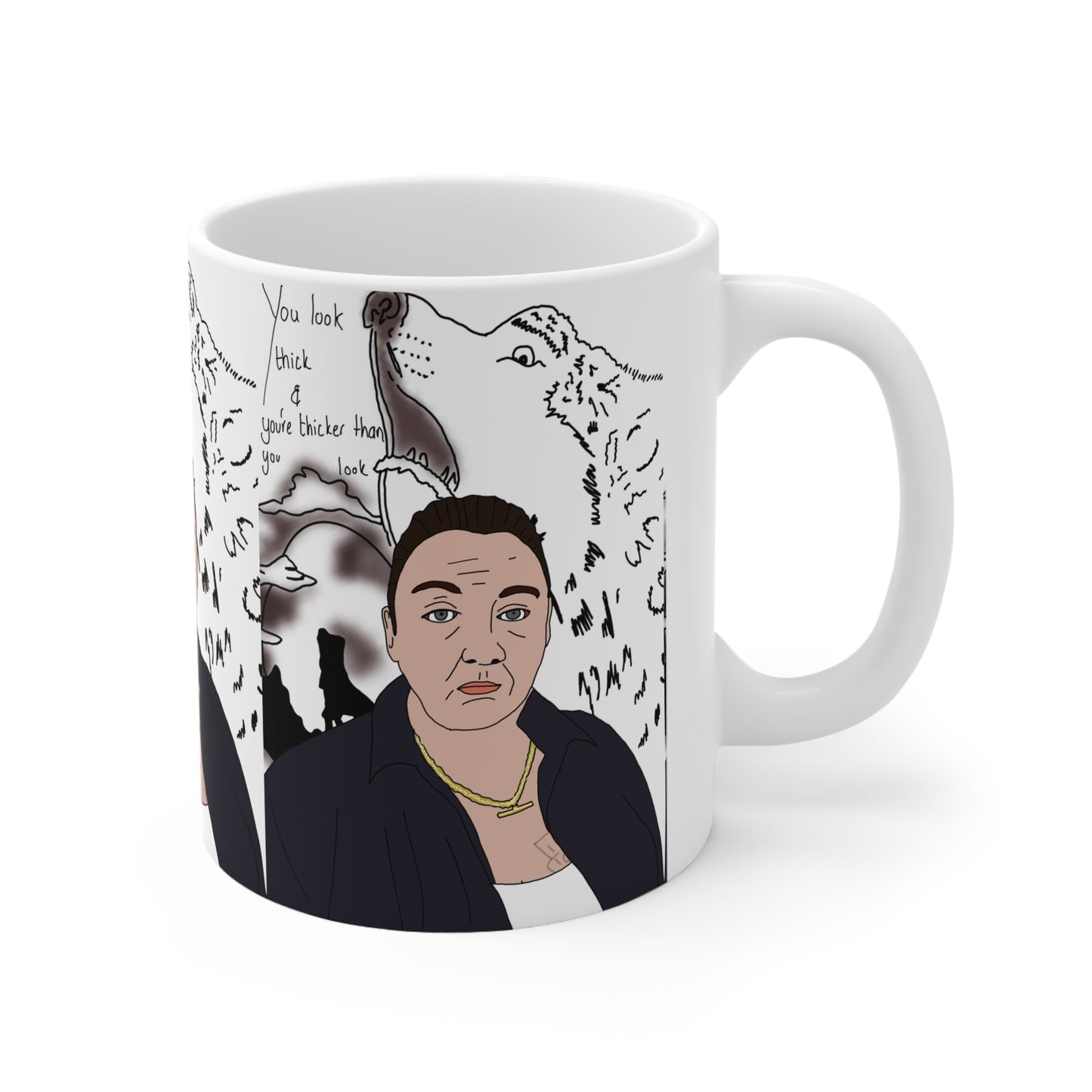 Mandy Tattoo This Country — Ceramic Coffee Mug