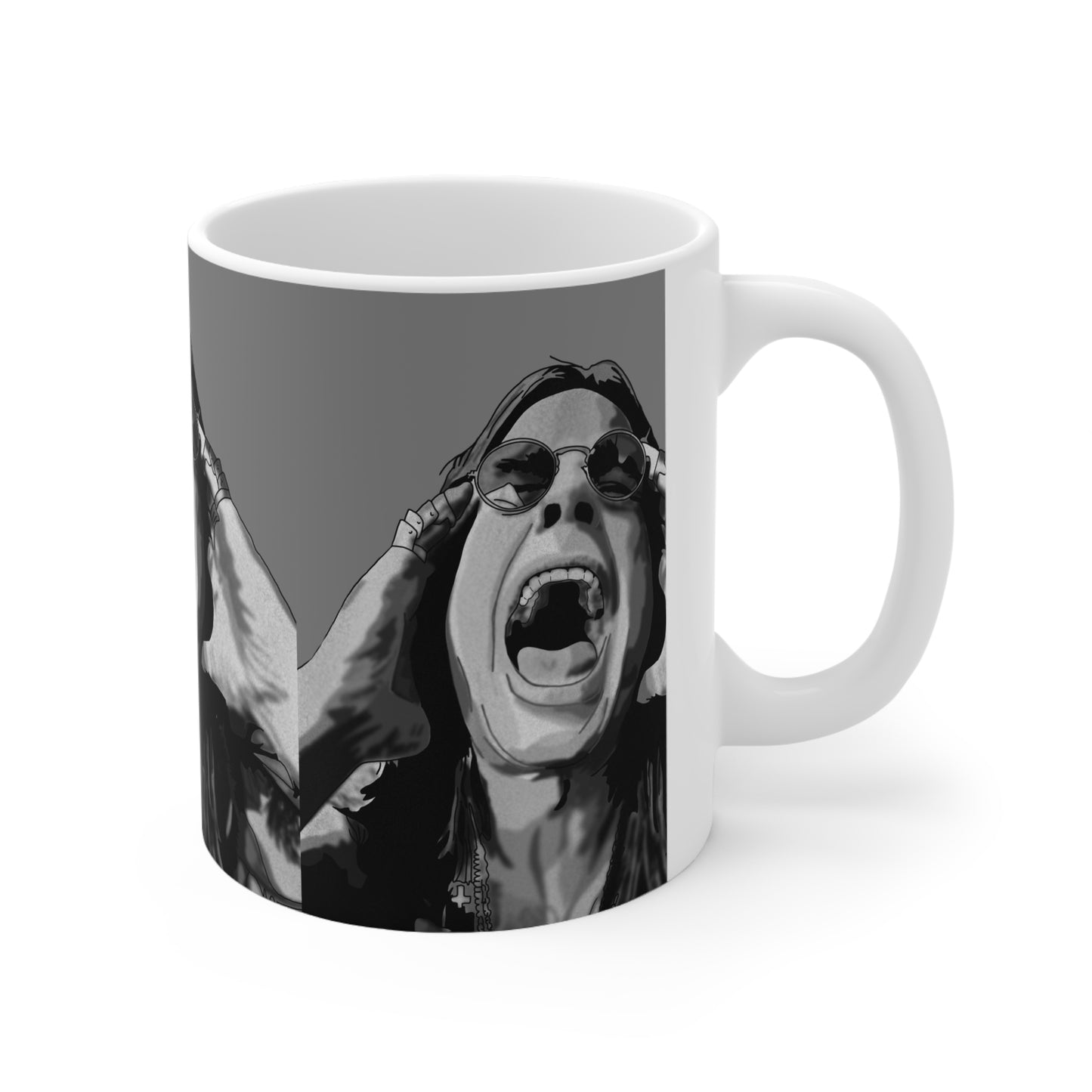 Ozzy Osbourne Ceramic Coffee Cup
