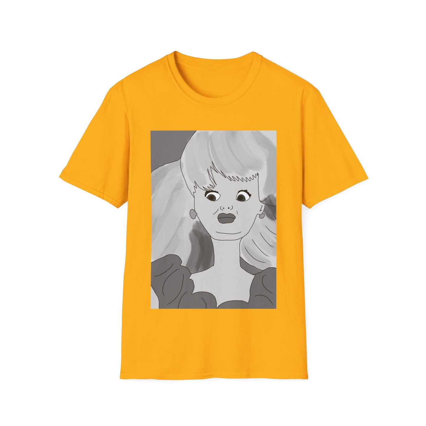 EWWW T-Shirt — Retro Pop Art Doll Portrait Graphic Tee