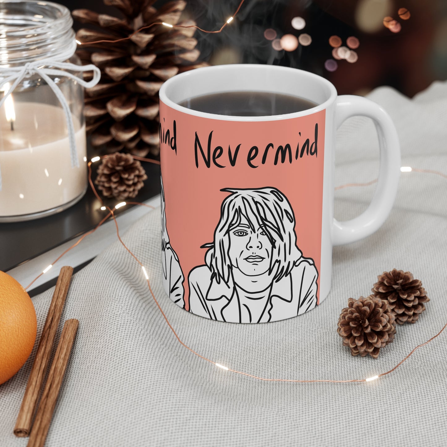 Nirvana | Kurt Cobain Nevermind Mug | More Jam
