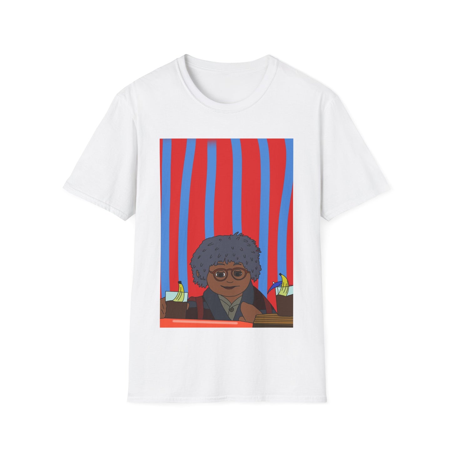 Tom Cocoa Banana T-Shirt — Colourful Illustration Tee