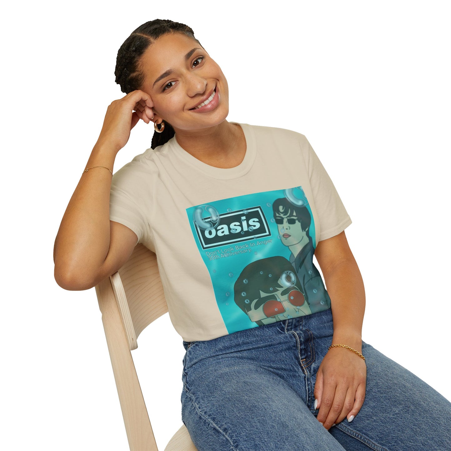 Oasis Don’t Look Back In Anger 30th Anniversary T Shirt | More Jam