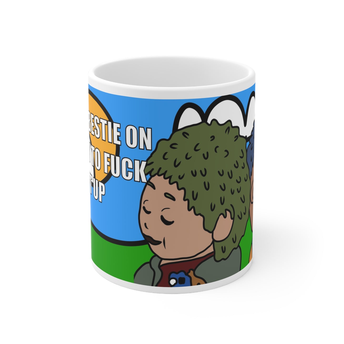 Bestie | Tots Tv Meme Mug | More Jam