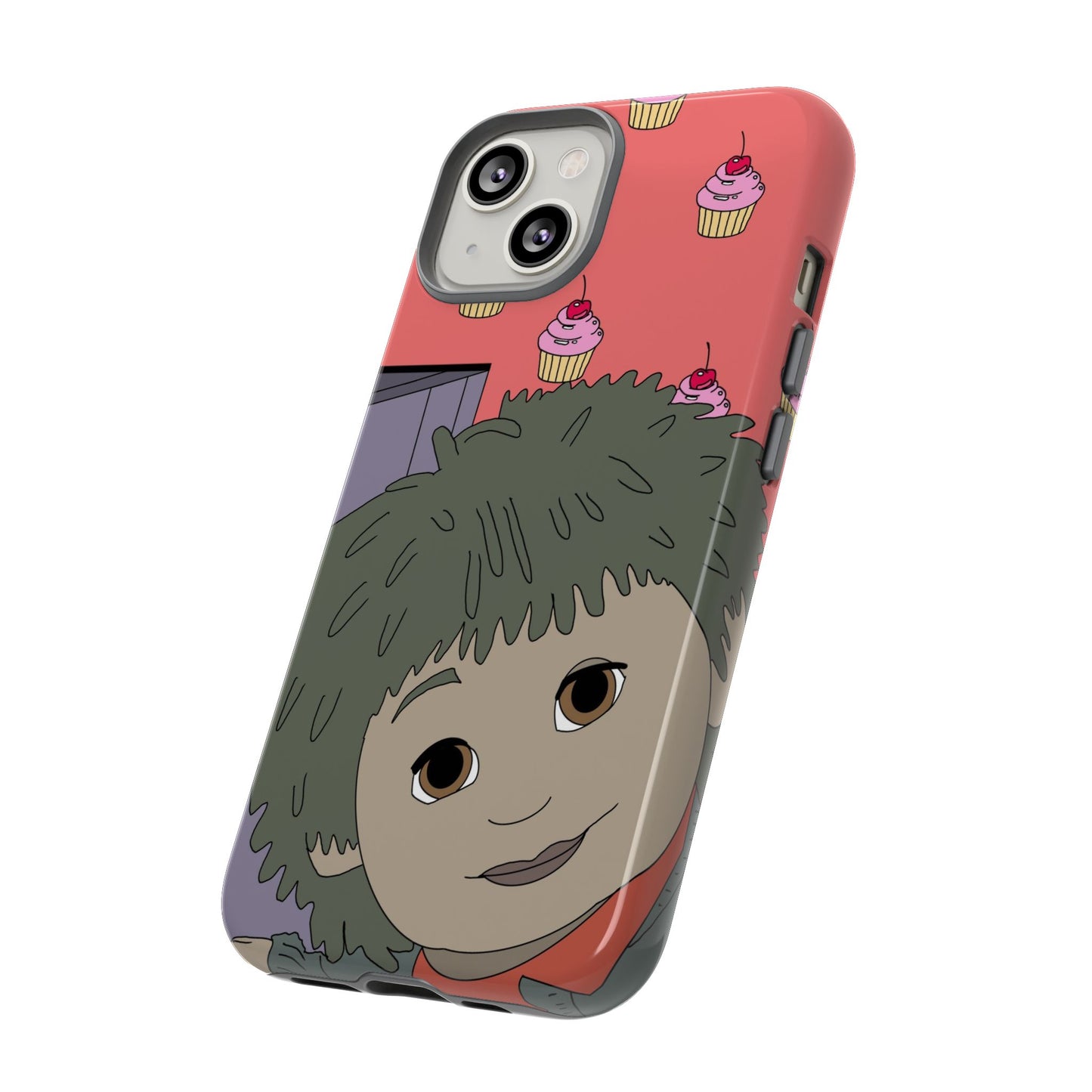 Cute Cupcake Tiny Phone Case — Whimsical Retro Character Protective Cover