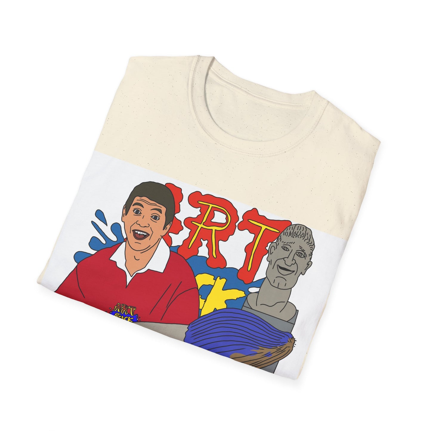 Art Attack 90s T-Shirt — Funny Graphic Tee