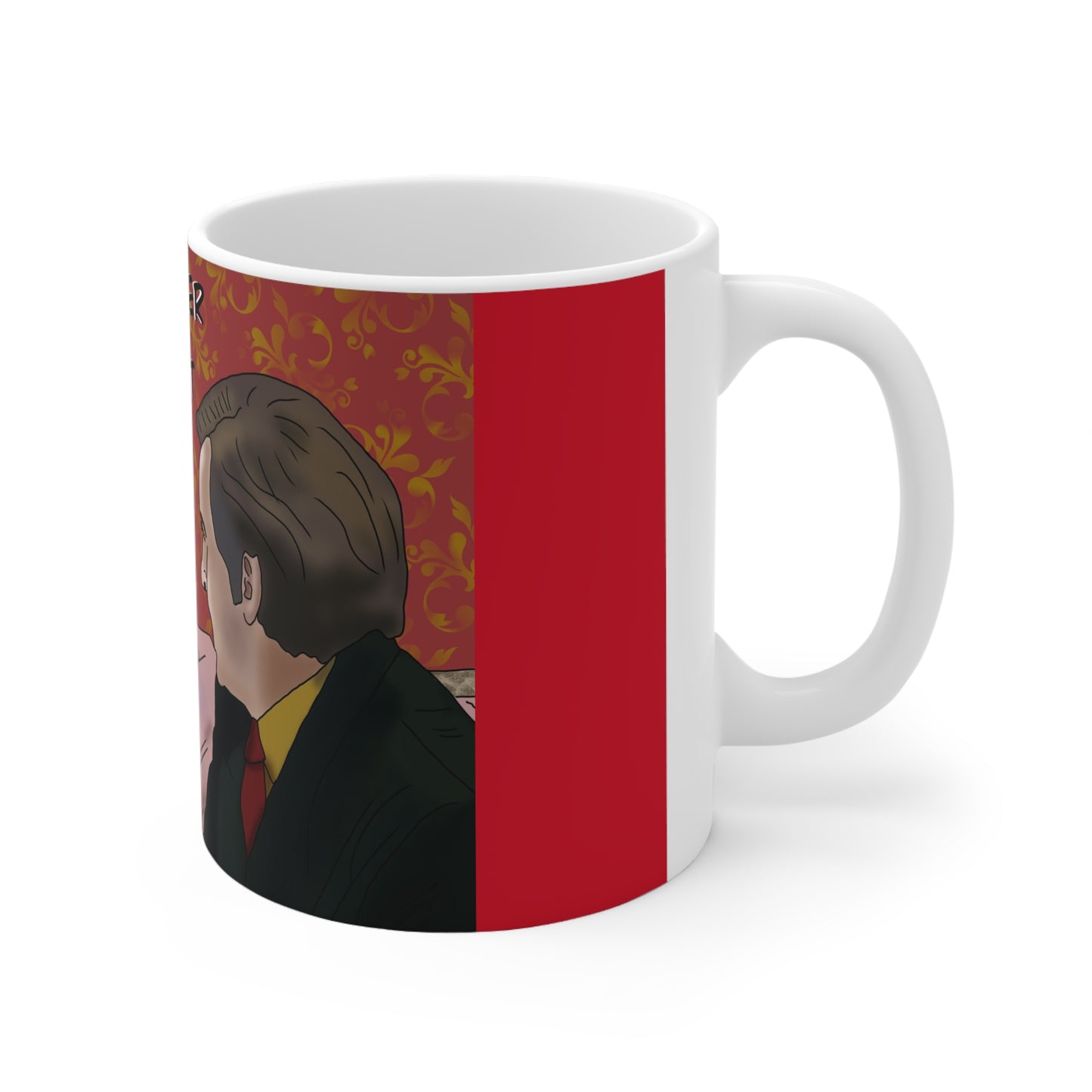 Alan Partridge – "Your Little Finger Just Touched It" Retro TV Quote Coffee Cup