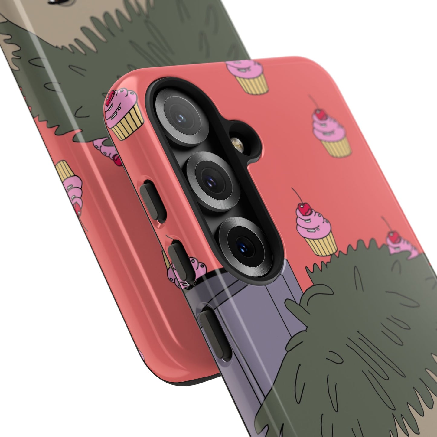 Cute Cupcake Tiny Phone Case — Whimsical Retro Character Protective Cover