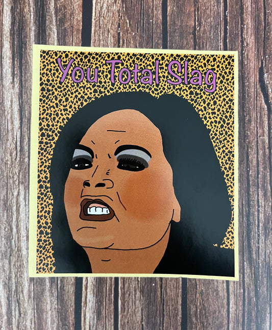 Kat Slater Total Slag Wine Labels