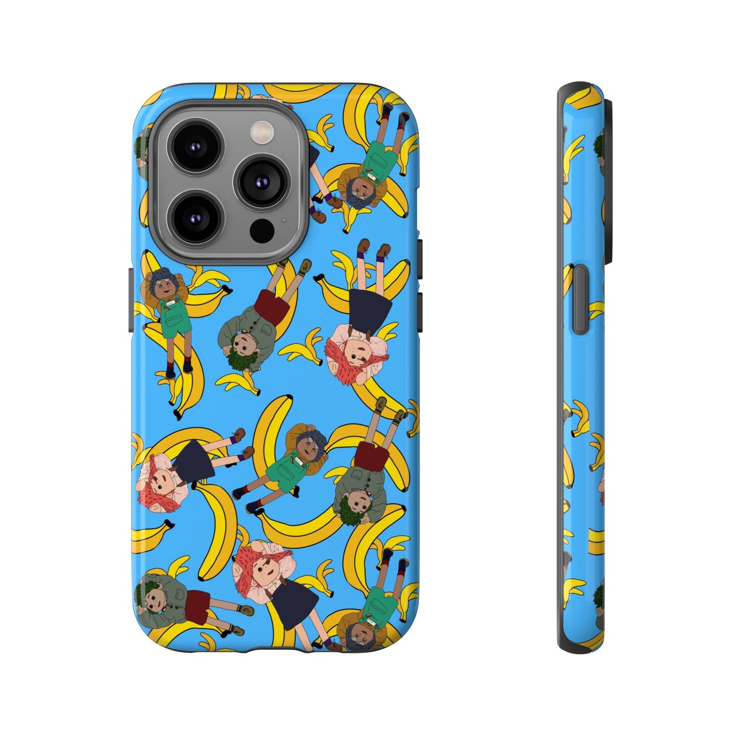 Banana Tots Pattern Phone Case — Cute Cartoon Phone Cover