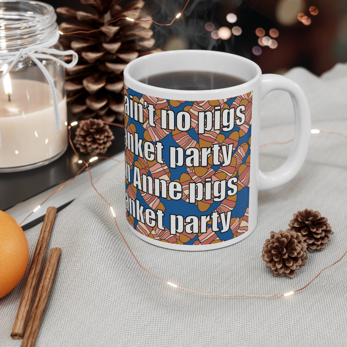 Amandaland Anne Sausage Party | Christmas Mug | More Jam