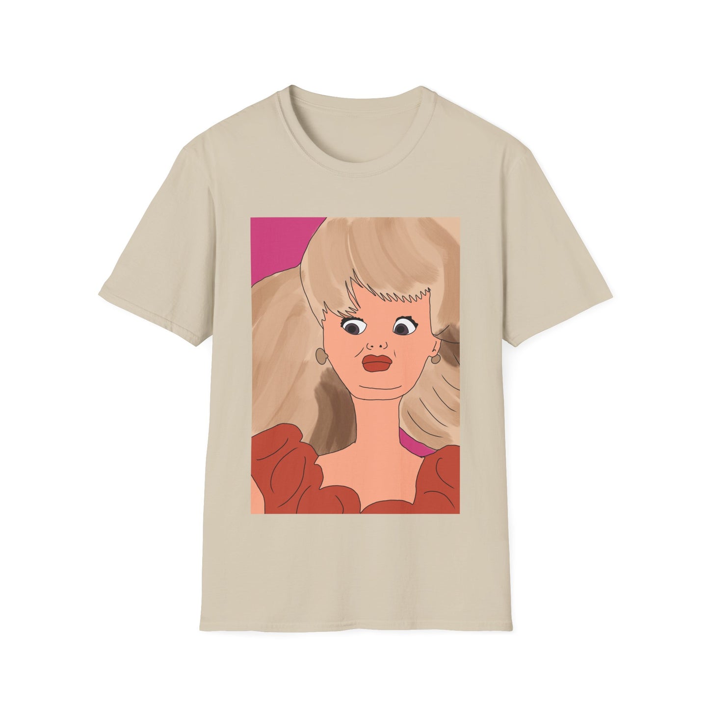 Ewww Retro Pop Art Doll Portrait T-Shirt